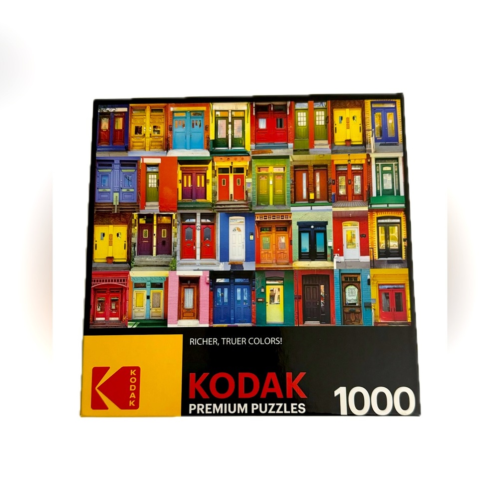 🎁 NWOT Kodak 1000 pcs doors picture puzzle NIB Cra-Z-Art Series 8700
